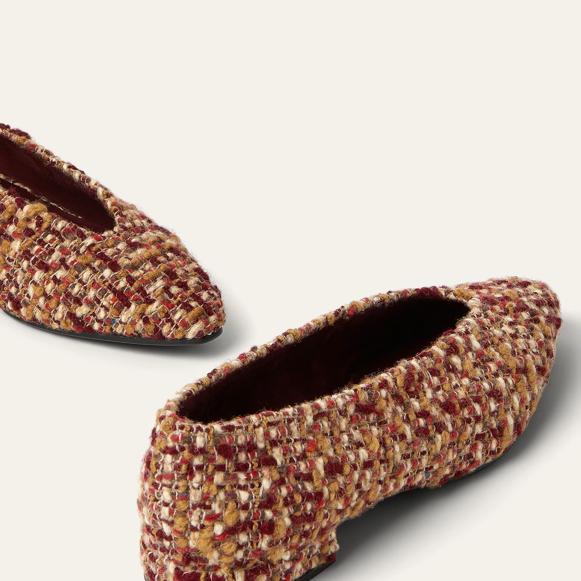 Loro Piana Rebecca Ballet Flat in Virgin Wool