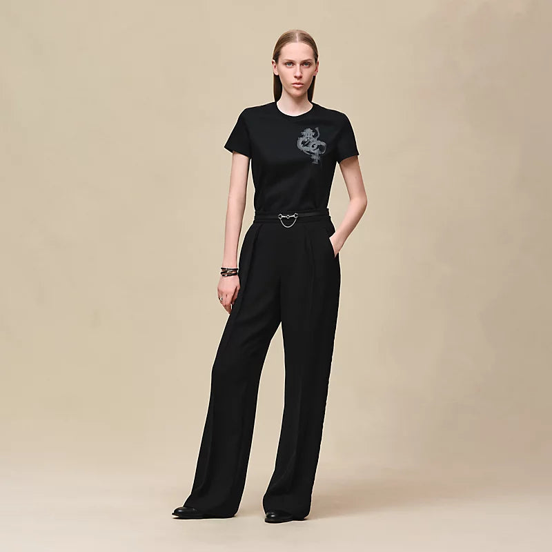 Hermès Printed straight t-shirt