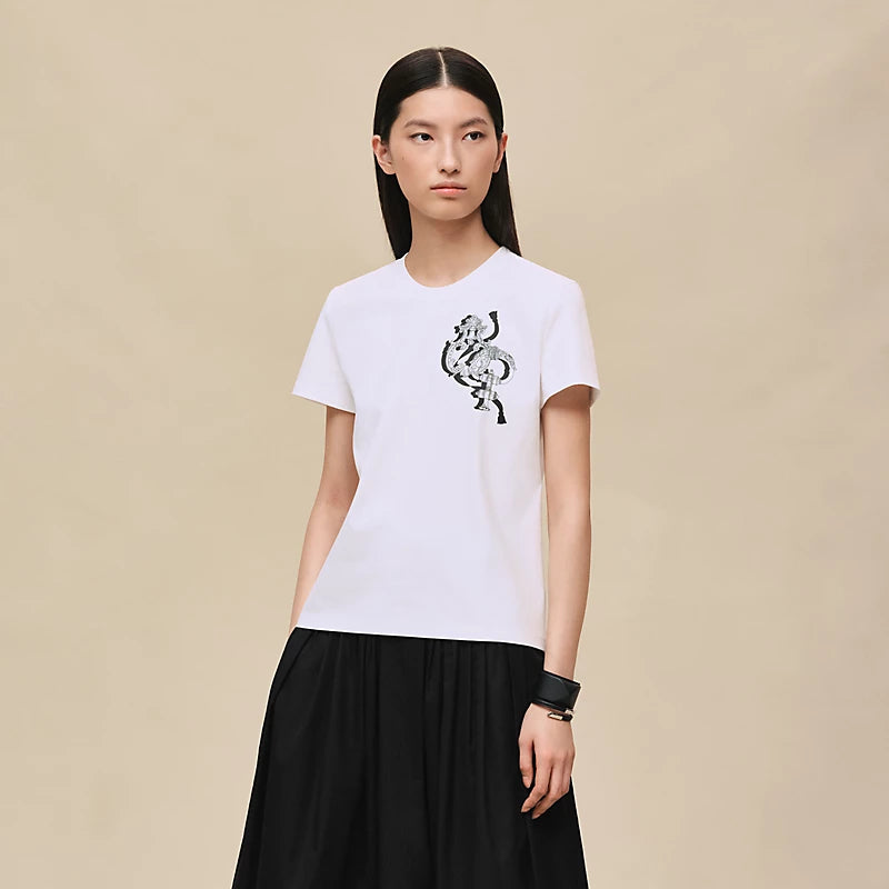 Hermès Printed straight t-shirt