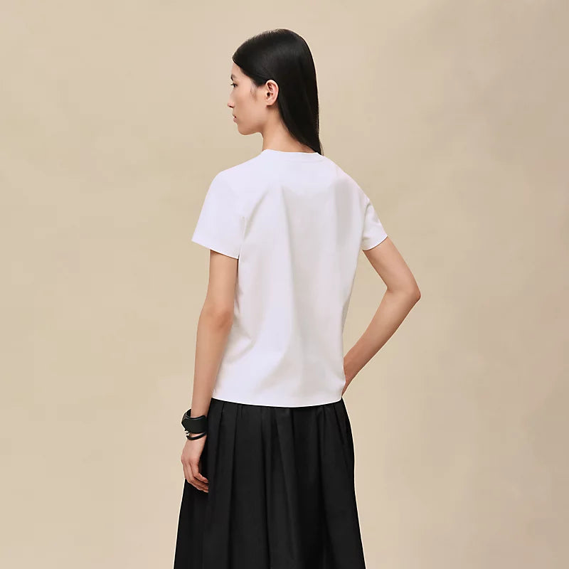 Hermès Printed straight t-shirt