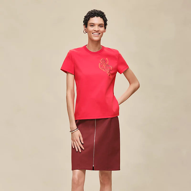 Hermès Printed straight t-shirt