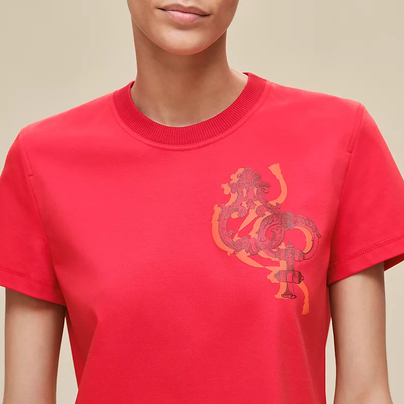 Hermès Printed straight t-shirt