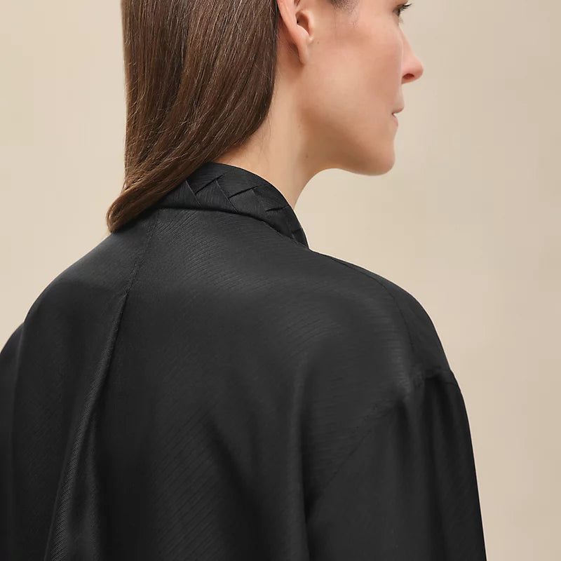Hermès Shirt with braided collar