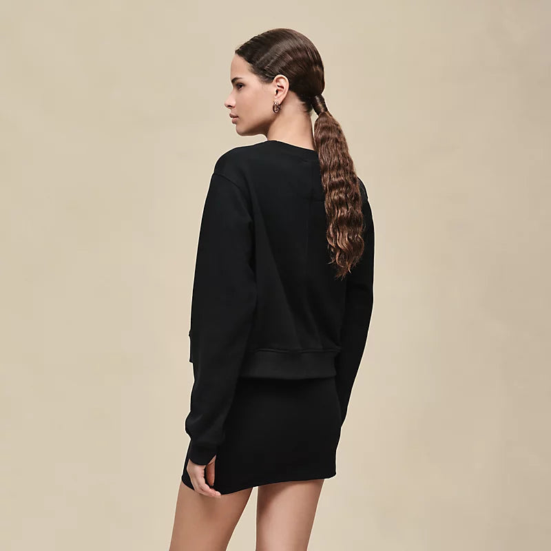 Hermès Sweatshirt with embroidered darts