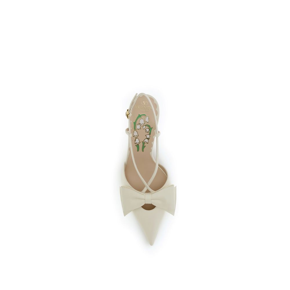 Valentino Garavani Beige Lamb Ovis Aries Aries High Heel Pumps