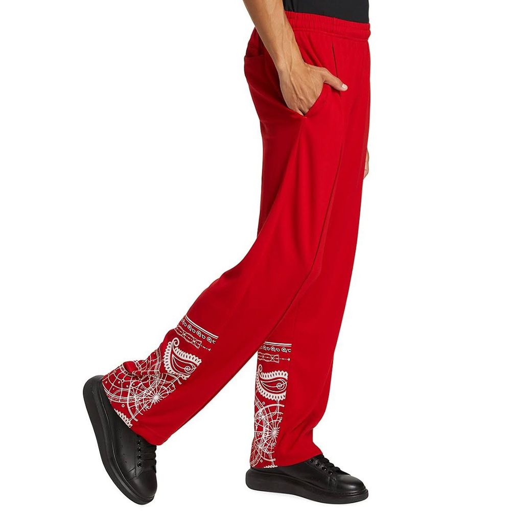 Marcelo Burlon Multicolor Elastane Athletic Pants