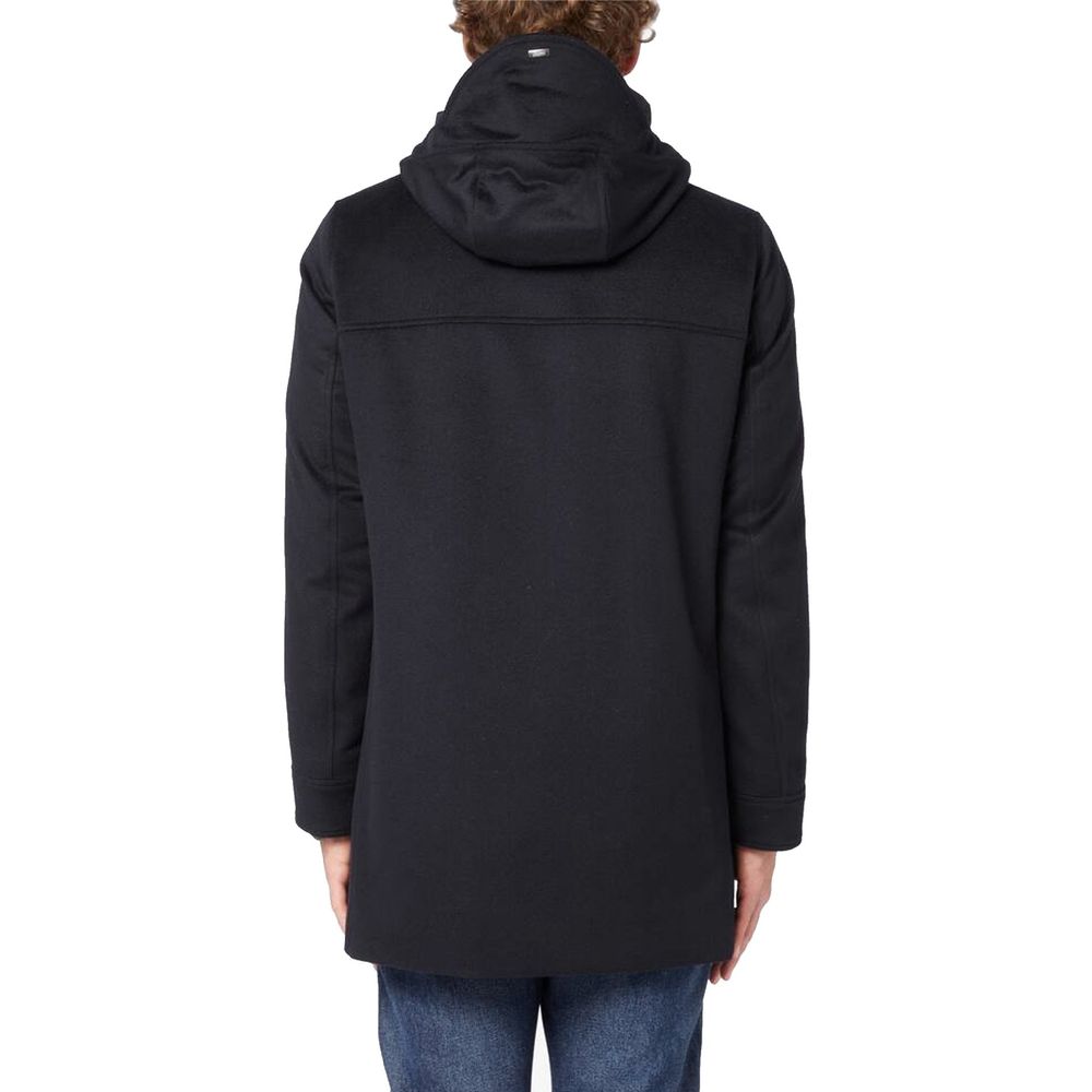Herno Black Cashmere Coat