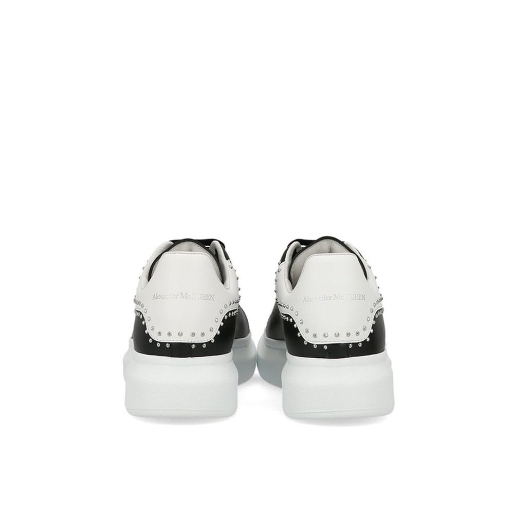 Alexander McQueen Black Calfskin Chunky Sneakers