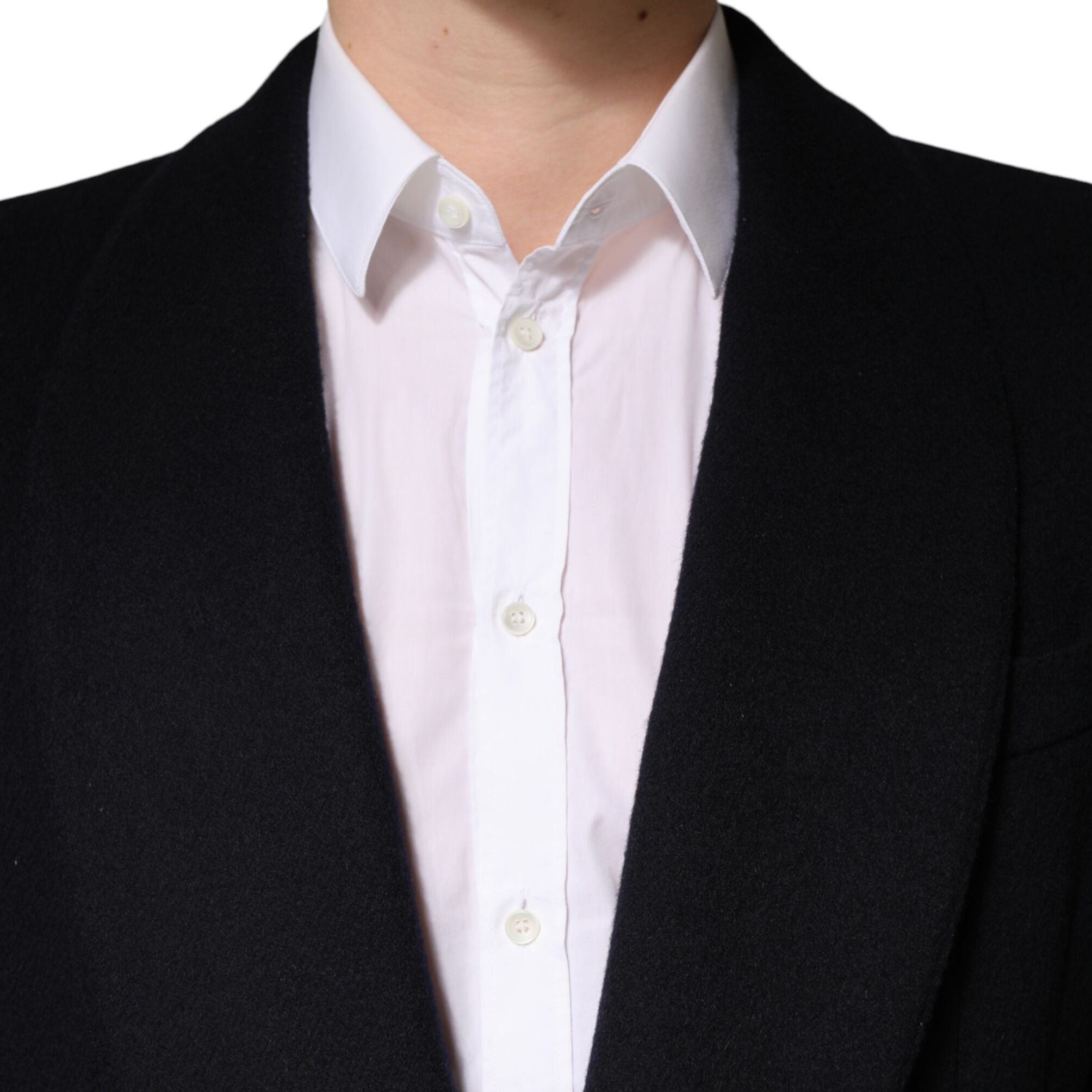 Dolce & Gabbana Black Single Breasted Trench Coat Jacket