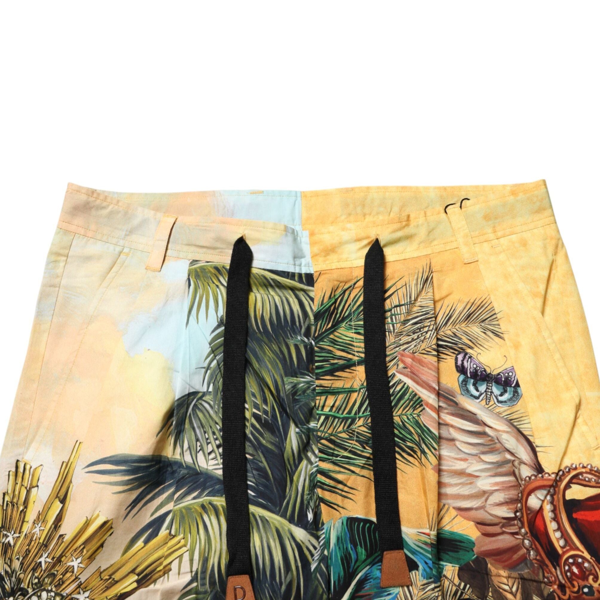 Dolce & Gabbana Multicolor Tropical King Lounge Trouser Pants