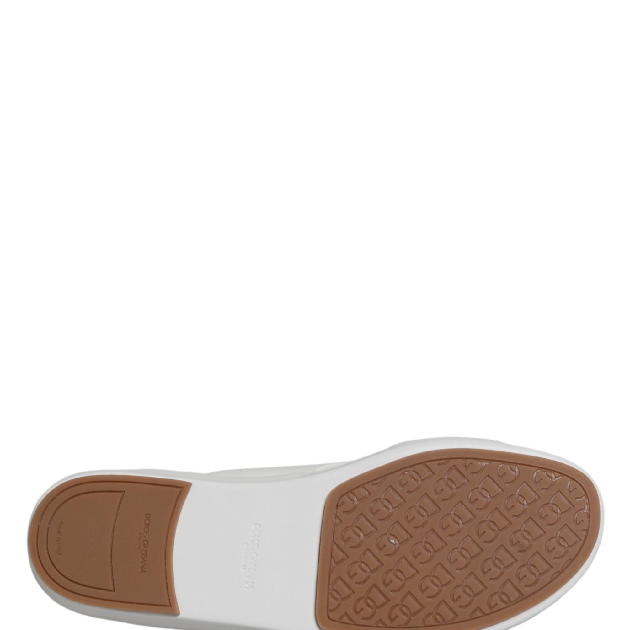 Dolce & Gabbana White DG Cutout Slides Slippers Flats Shoes