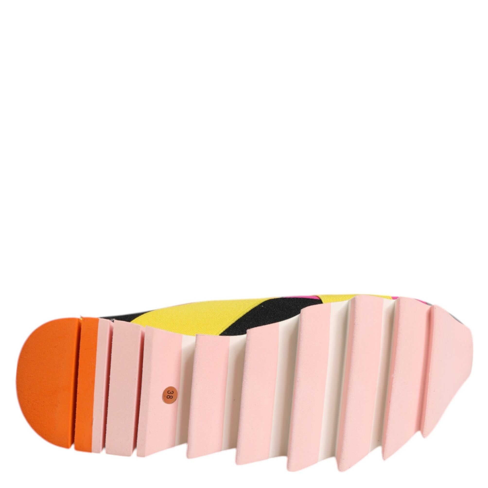Dolce & Gabbana Multicolor Neoprene Elastic Ibiza Sneakers Shoes