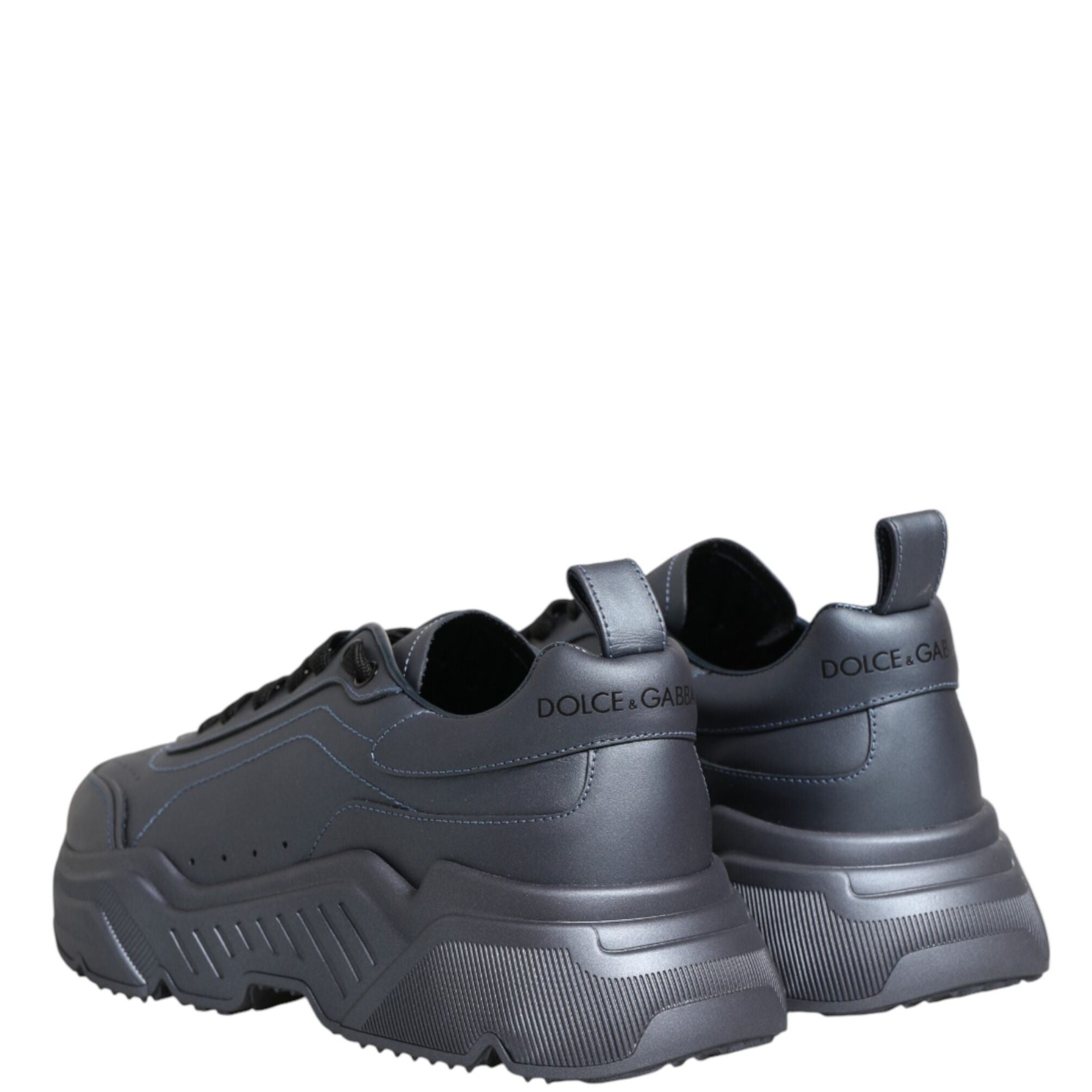 Dolce & Gabbana Blueish Gray Daymaster Low Top Sneakers Shoes
