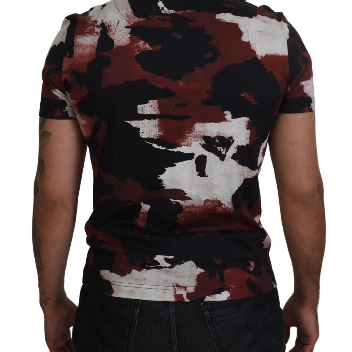 Dolce & Gabbana Multicolor Tie Dye Cotton Crew Neck T-shirt