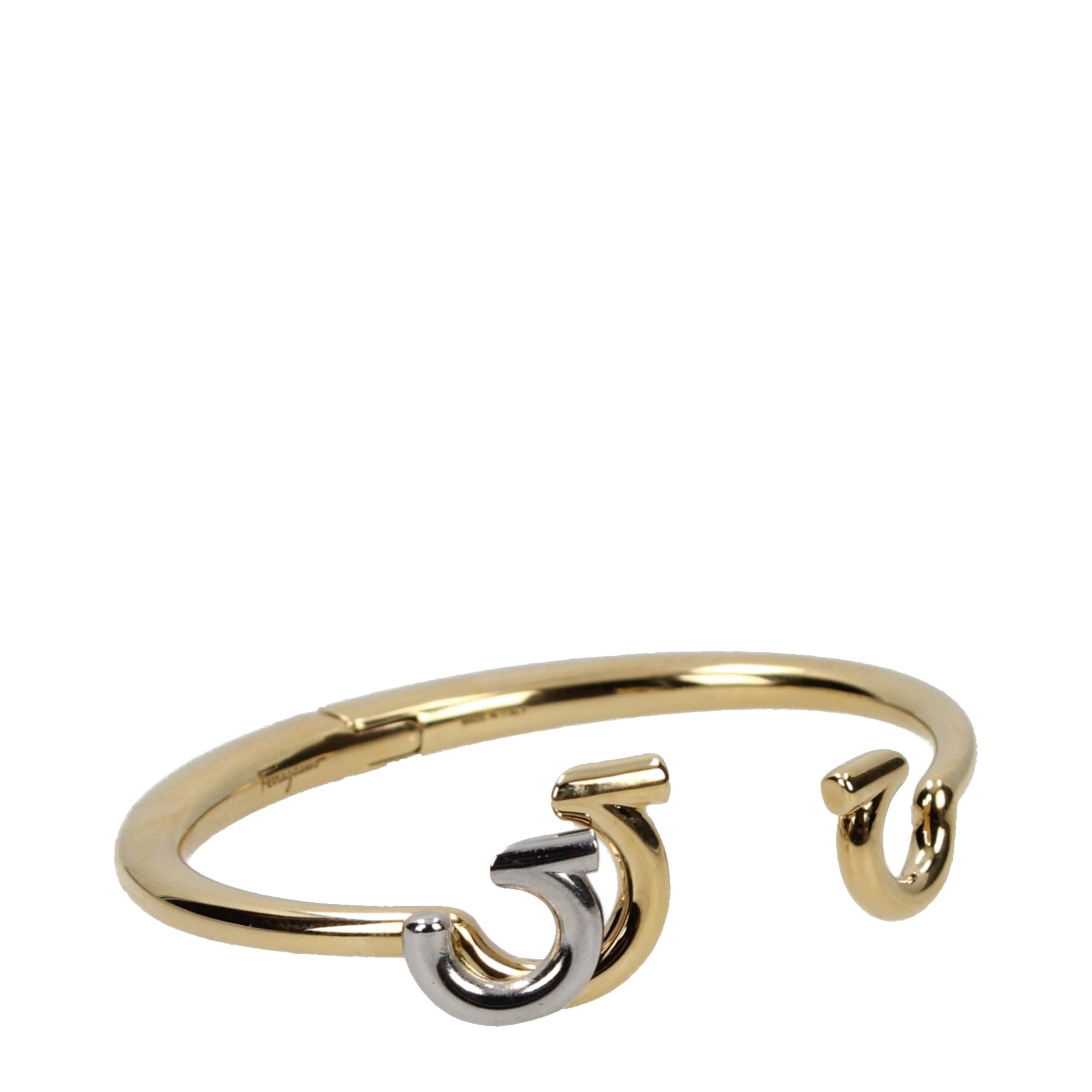Salvatore Ferragamo Gold Brass Bracelet
