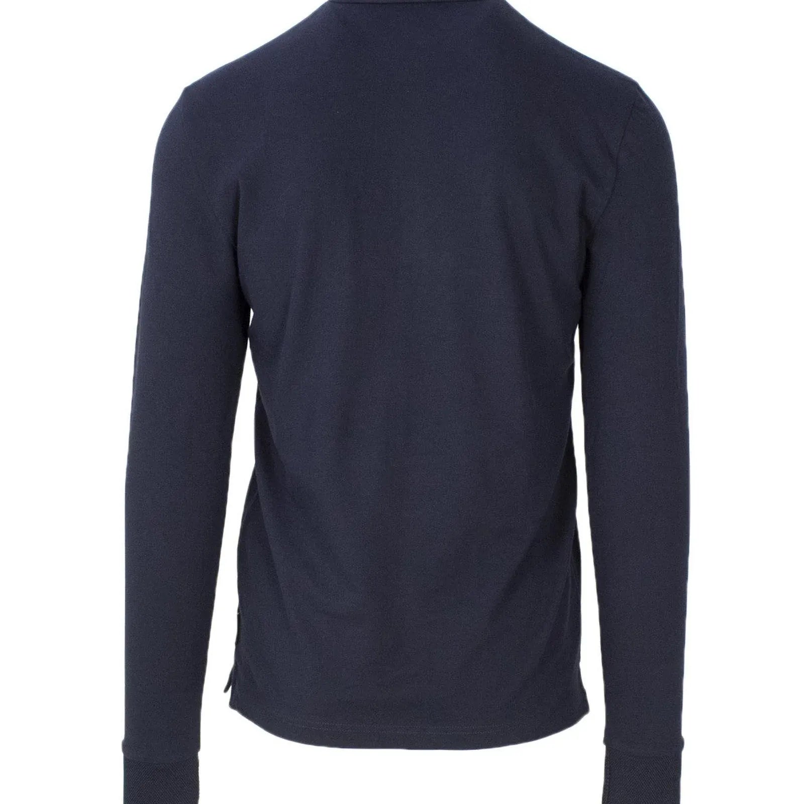 Armani Exchange Blue Cotton Polo Shirt