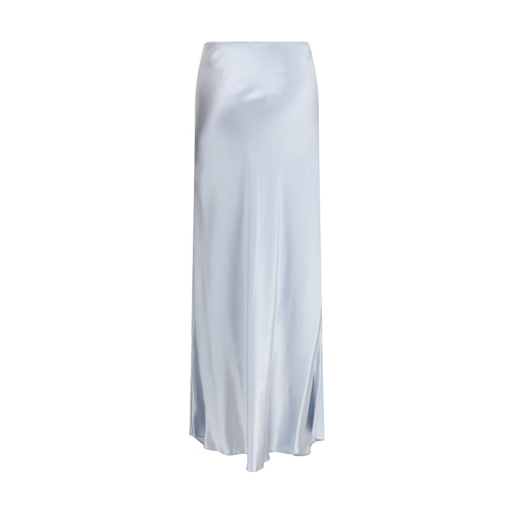 Fabiana Filippi Blue Viscose Long Skirt