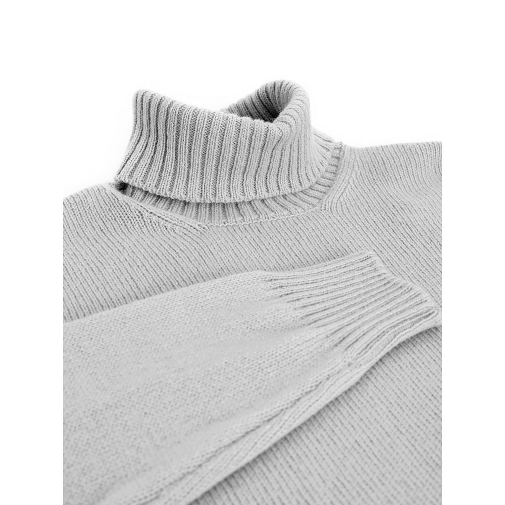 Gran Sasso Gray Wool Turtleneck