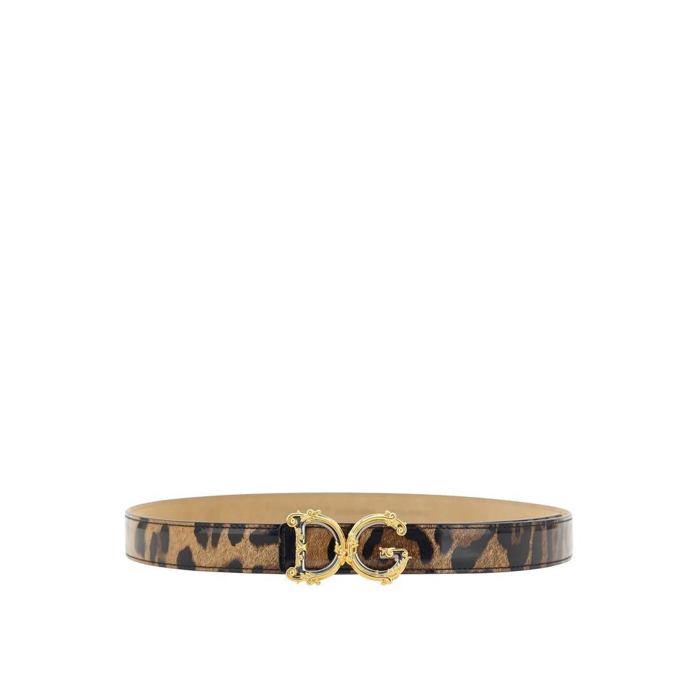 Dolce & Gabbana Brown Calfskin Belt