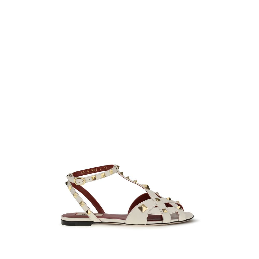 Valentino Garavani Beige Goatskin Sandals