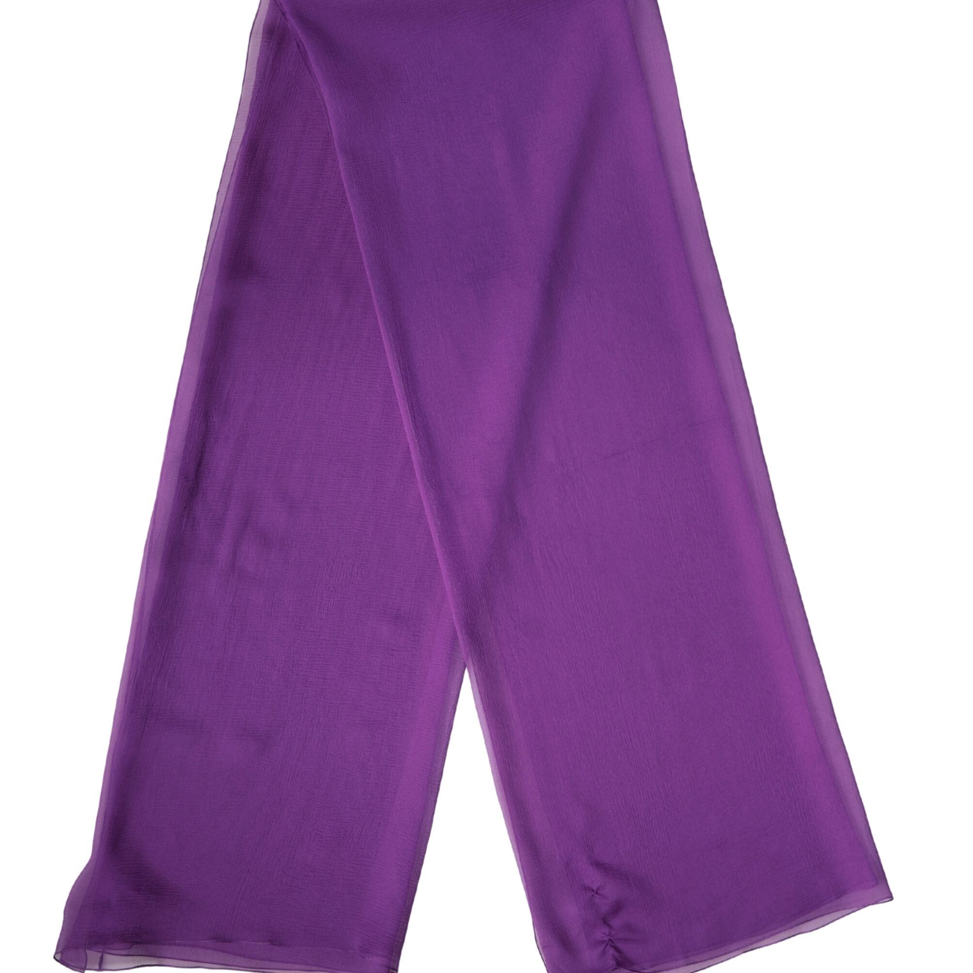 Dolce & Gabbana Purple Silk Neck Wrap Shawl Stole 200cm x 134cm Scarf