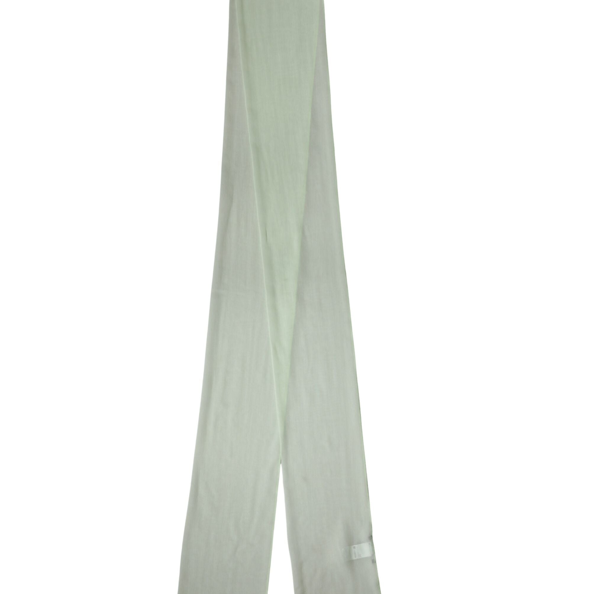 Dolce & Gabbana Light Green Silk Sash Wrap Shawl Stole 292cm x 19cm Scarf