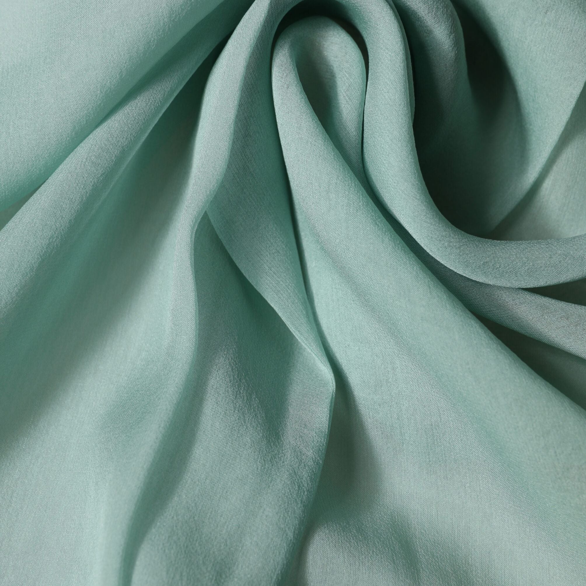 Dolce & Gabbana Teal Silk Sash Wrap Foulard Stole 292cm x 19cm Scarf