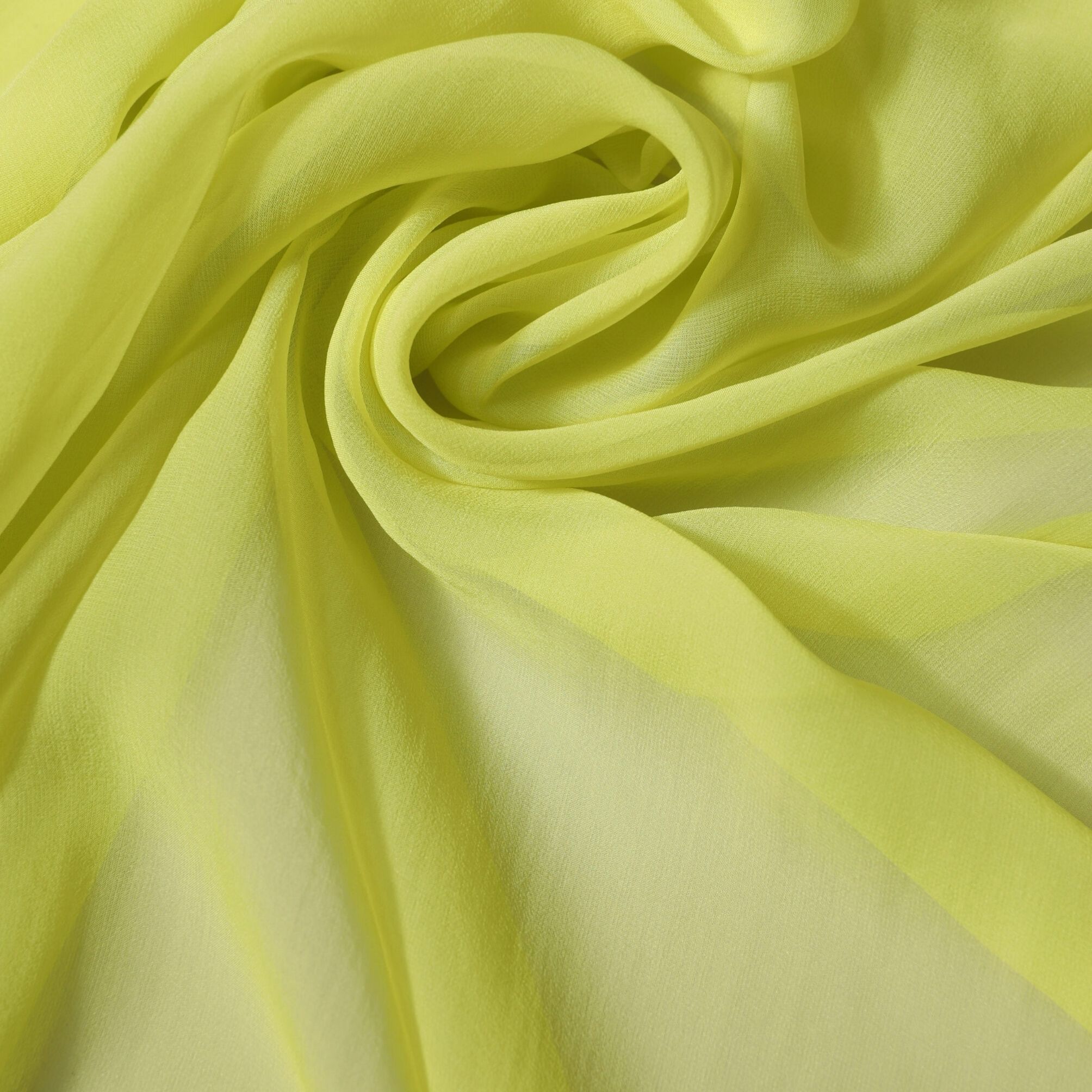 Dolce & Gabbana Yellow Green Silk Sash Foulard Stole 270cm x 120cm  Scarf