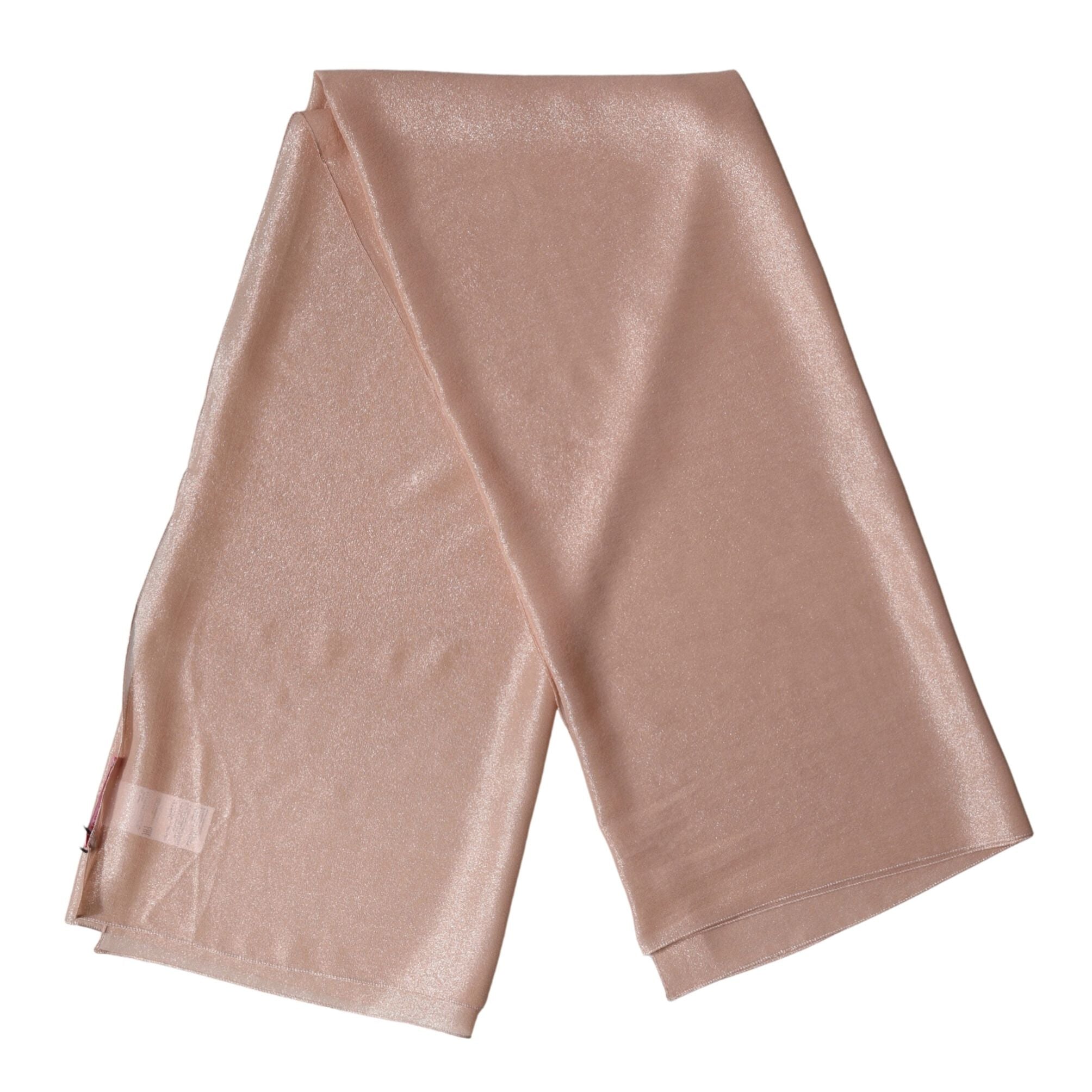 Dolce & Gabbana Light Pink Silk Foulard Wrap Shawl 119cm x 107.5cm Scarf