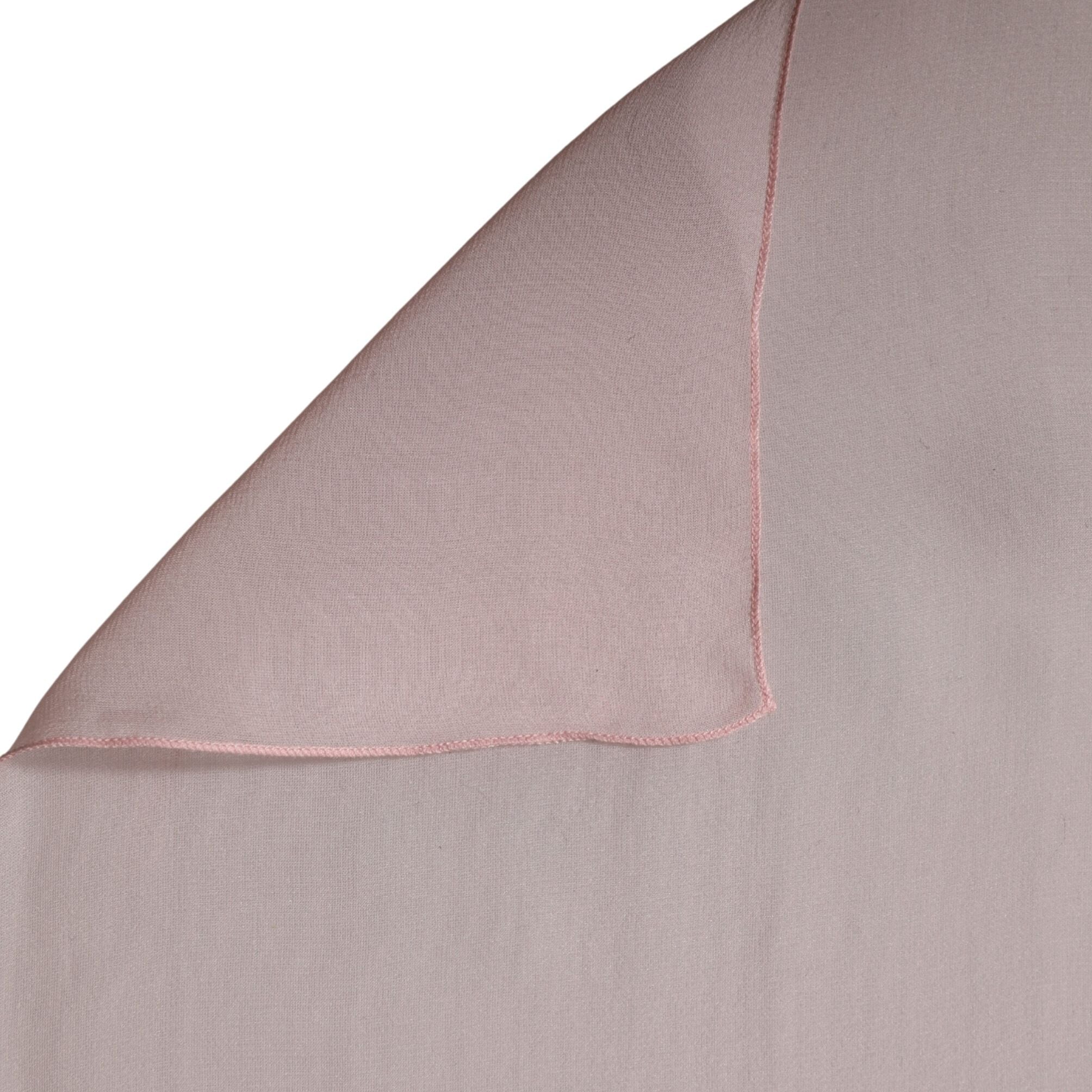 Dolce & Gabbana Light Pink Silk Neck Wrap Shawl Stole 272cm x 120cm Scarf