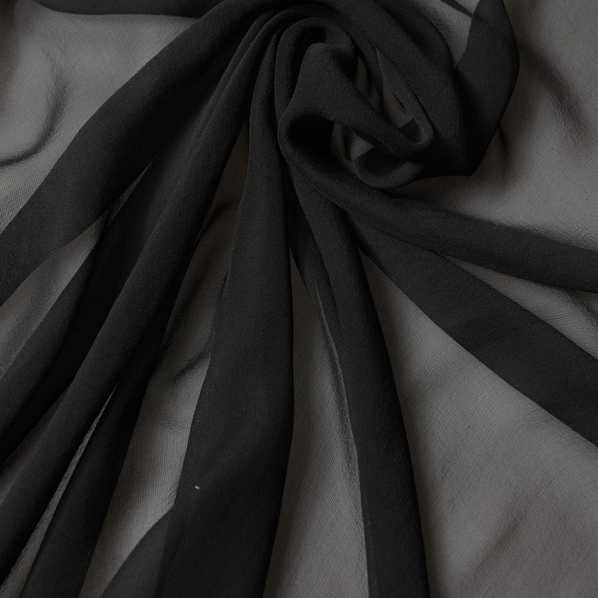 Dolce & Gabbana Black Silk Neck Wrap Shawl Stole 167cm x 126cm Scarf