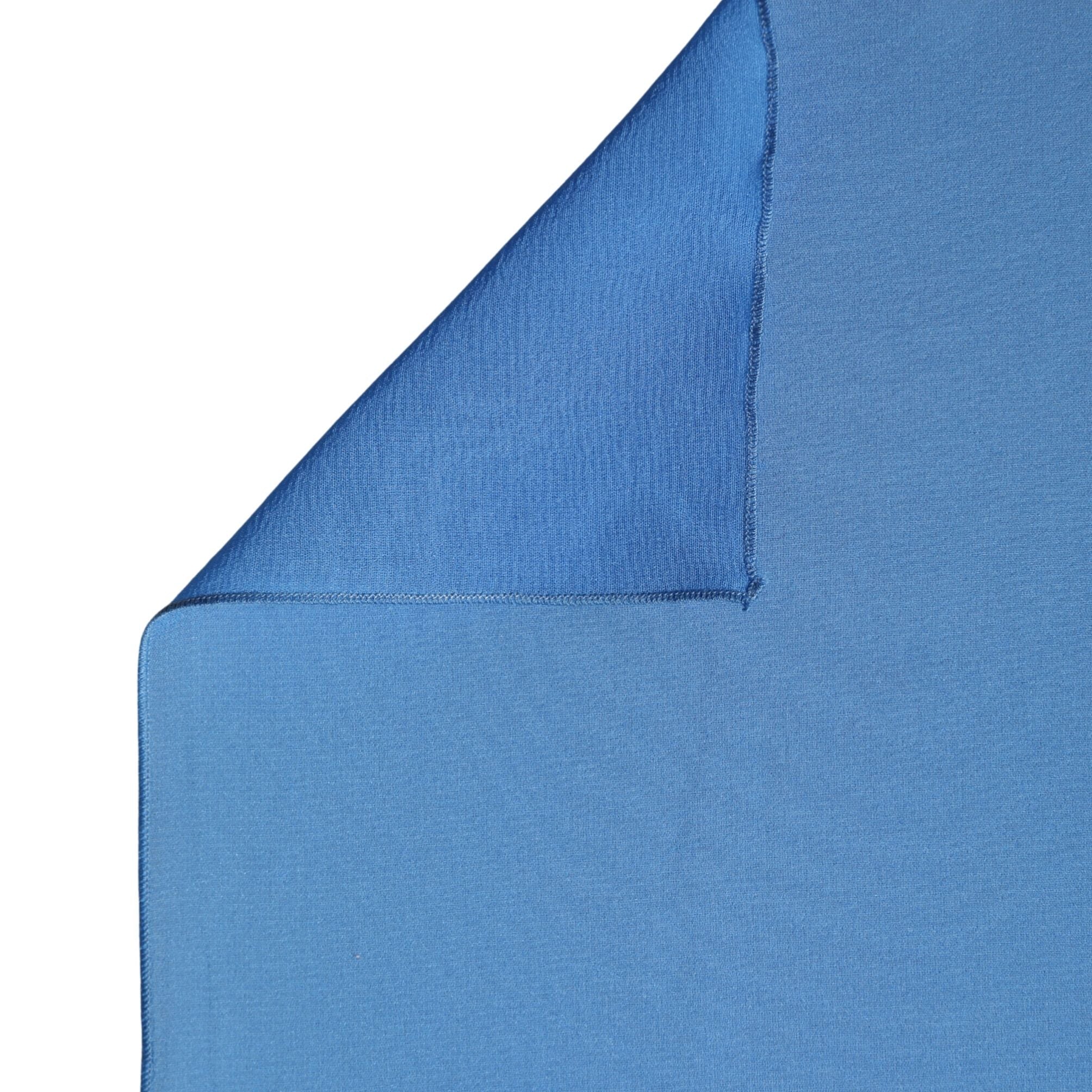 Dolce & Gabbana Blue Silk Neck Wrap Shawl Stole 200cm x 64cm Scarf