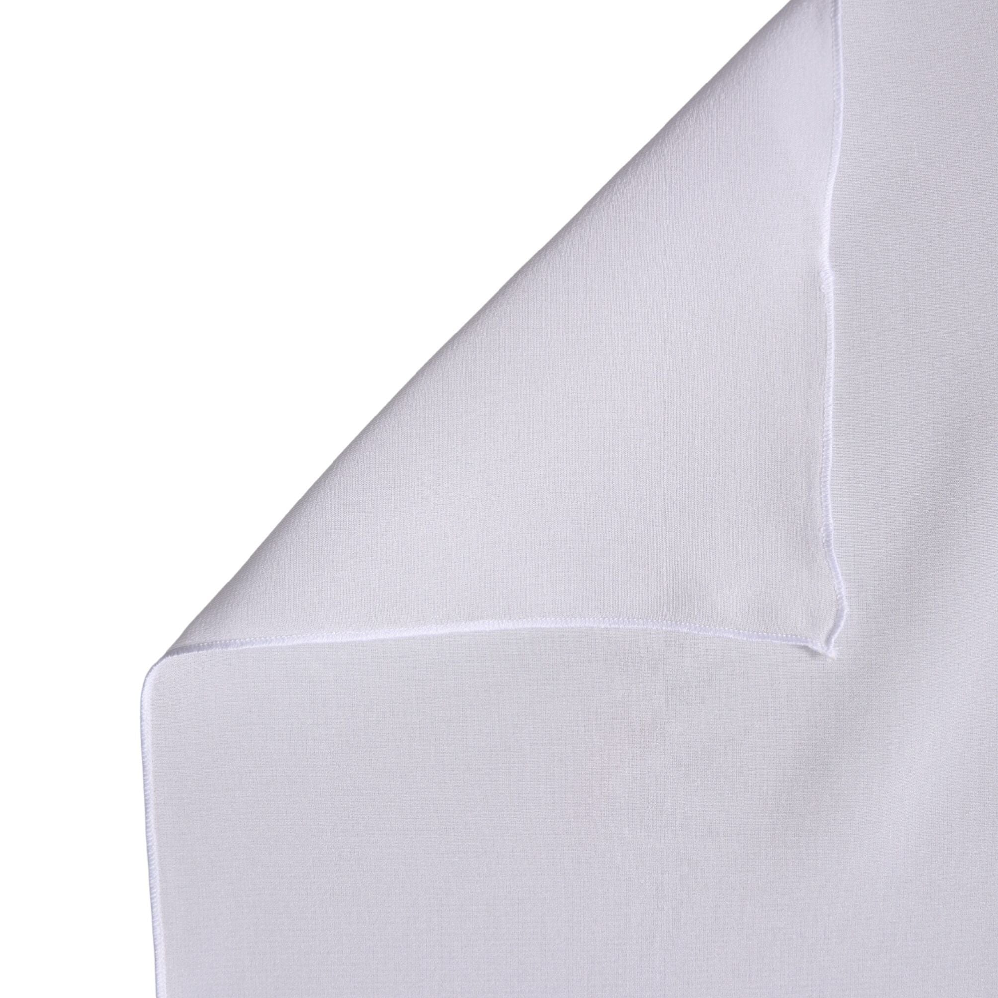 Dolce & Gabbana White Silk Neck Wrap Shawl Stole 200cm x 64cm  Scarf