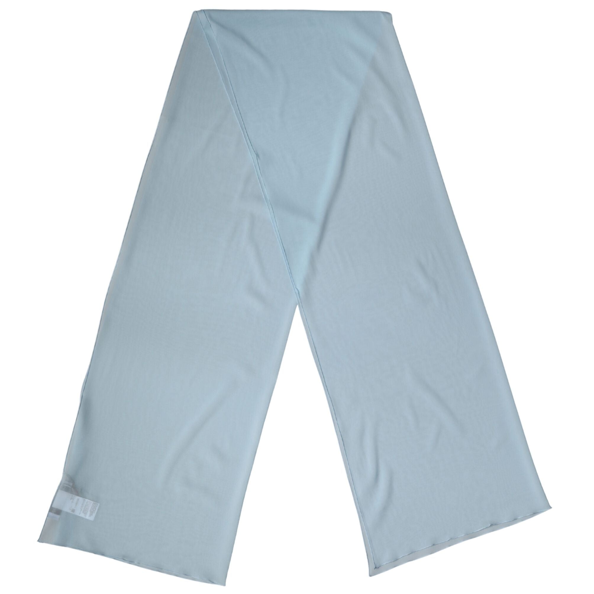 Dolce & Gabbana Light Blue Silk Neck Wrap Shawl Stole 200cm x 64cm  Scarf