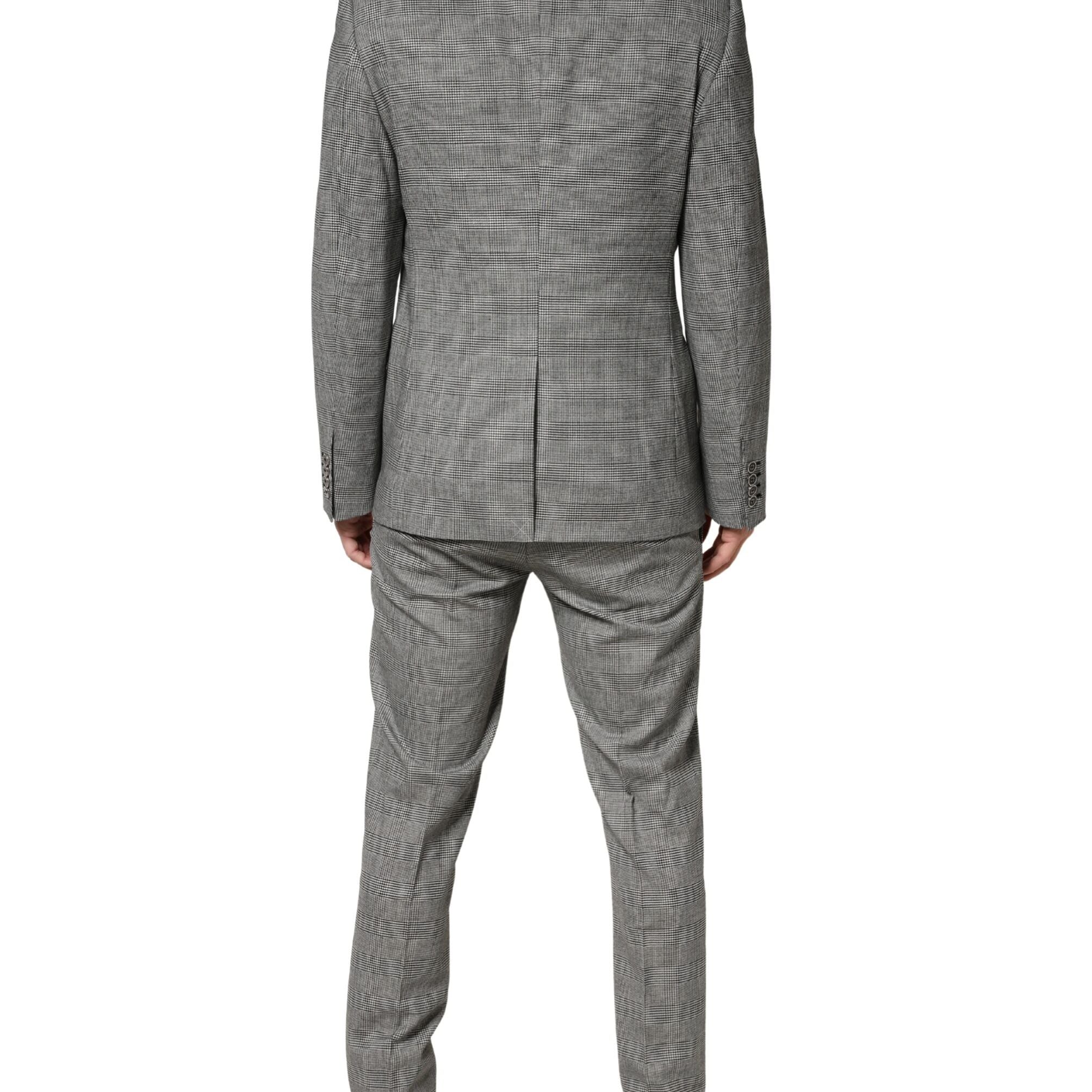 Dolce & Gabbana Gray MARTINI Single Breasted Formal 2PC Suit