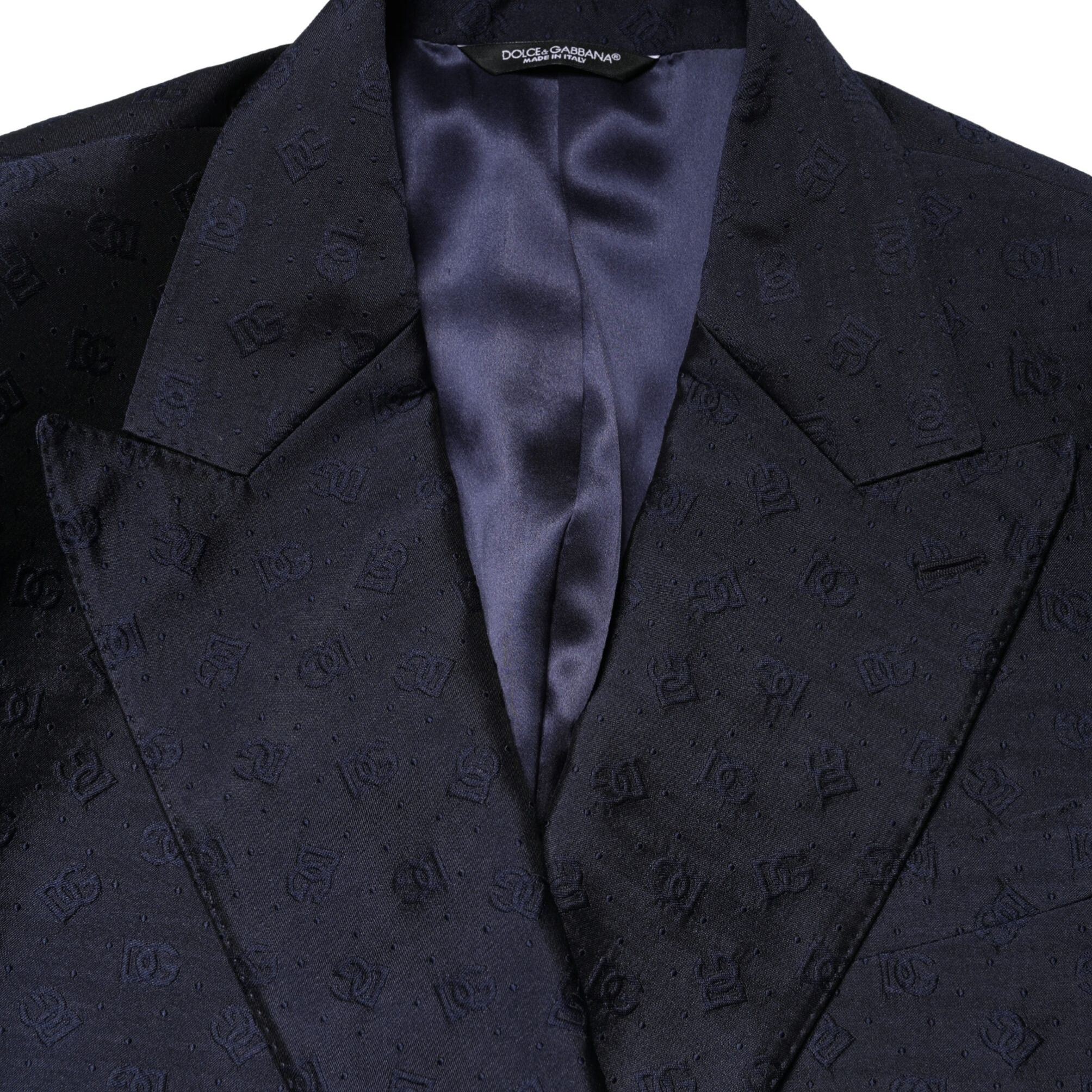 Dolce & Gabbana Dark Blue Double Breasted SICILIA 2 PC Suit