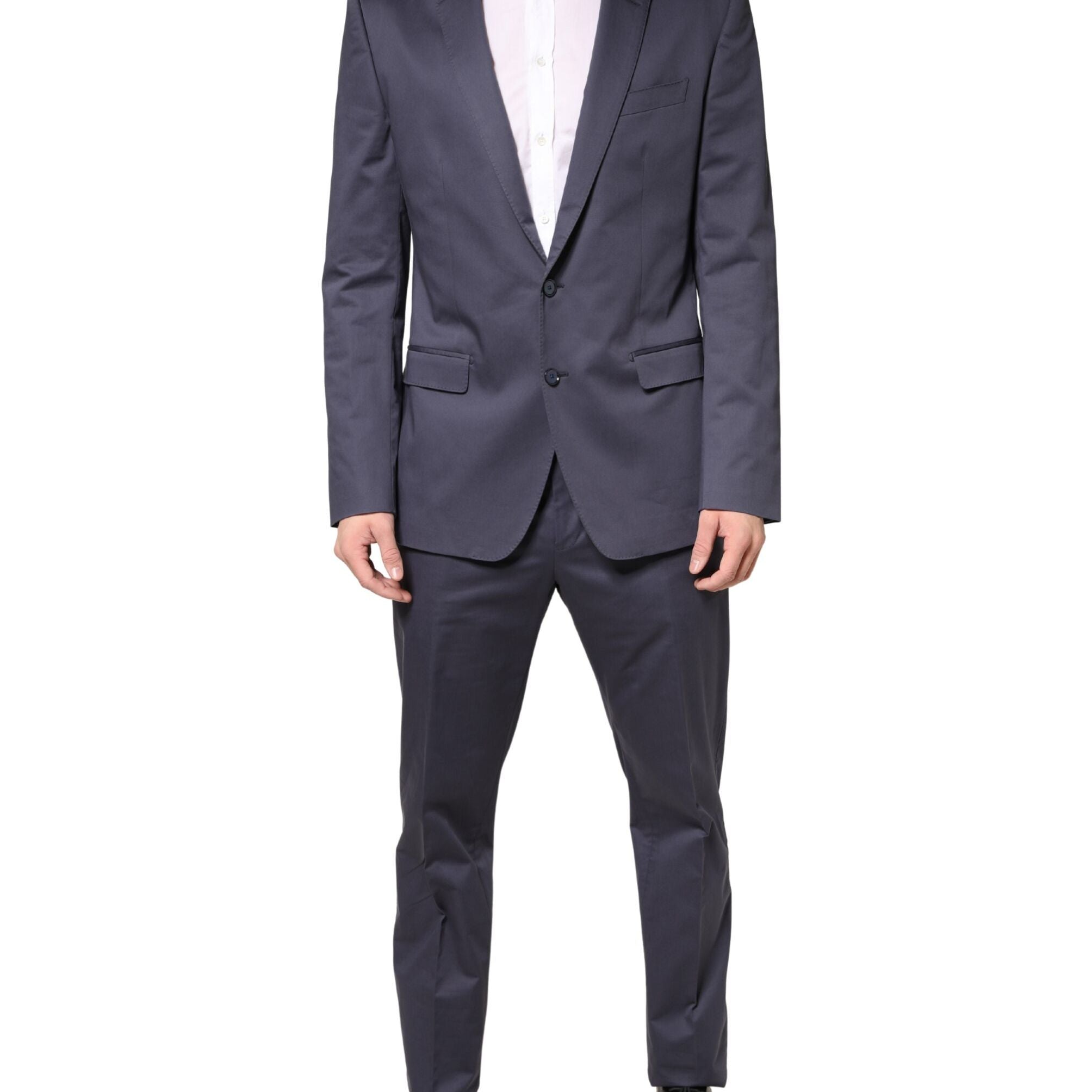 Dolce & Gabbana Blue Single Breasted MARTINI 2 Piece Suit