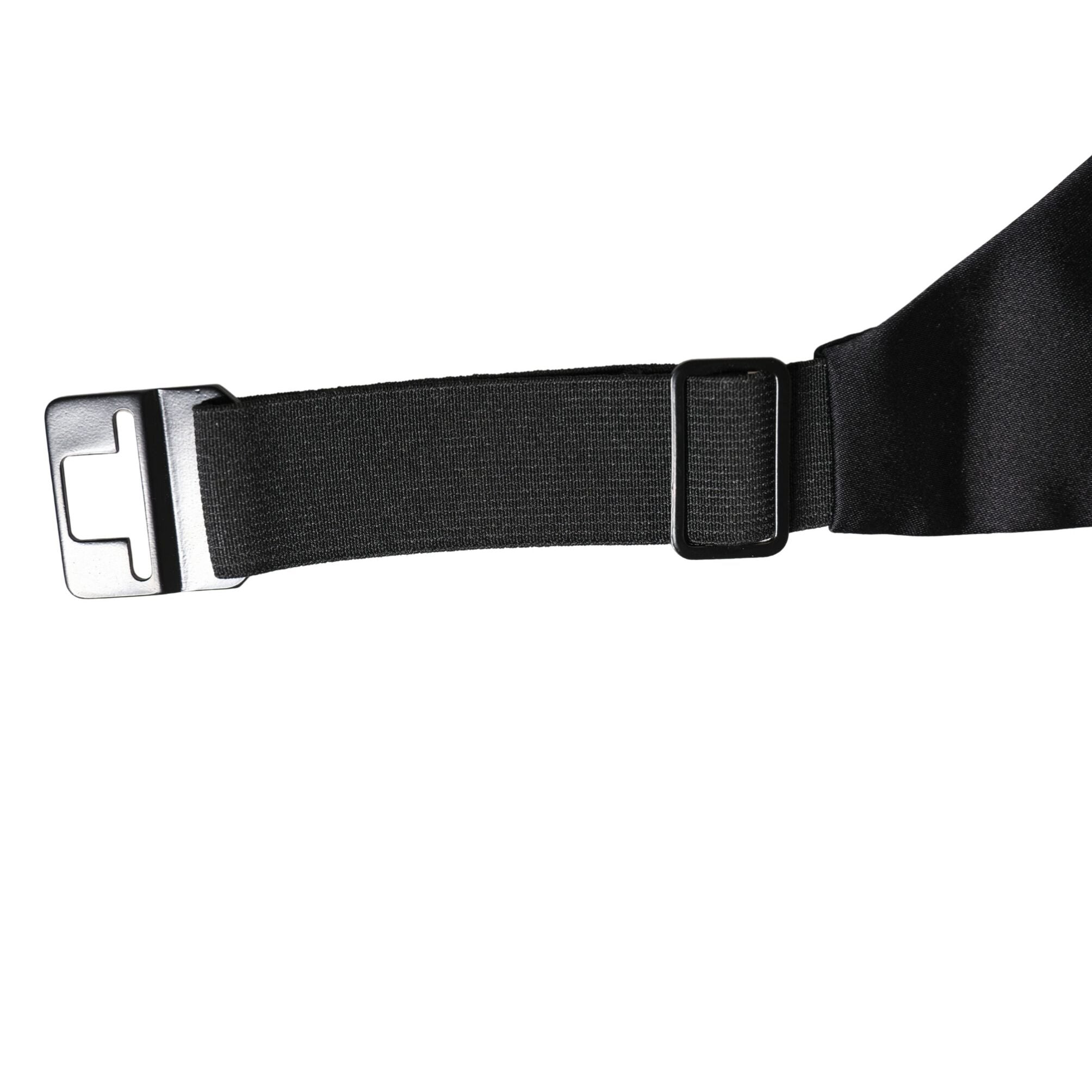 Dolce & Gabbana Black 100% Silk Wide Belt Waist Cummerbund