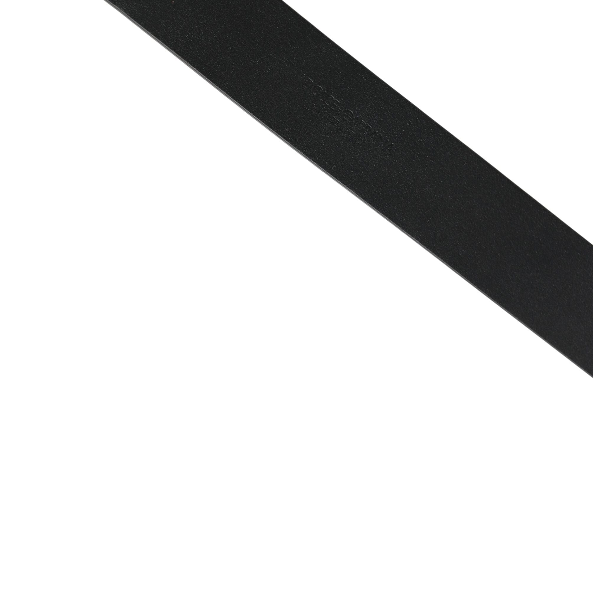 Dolce & Gabbana Black Calf Leather Gold Metal Buckle  Belt