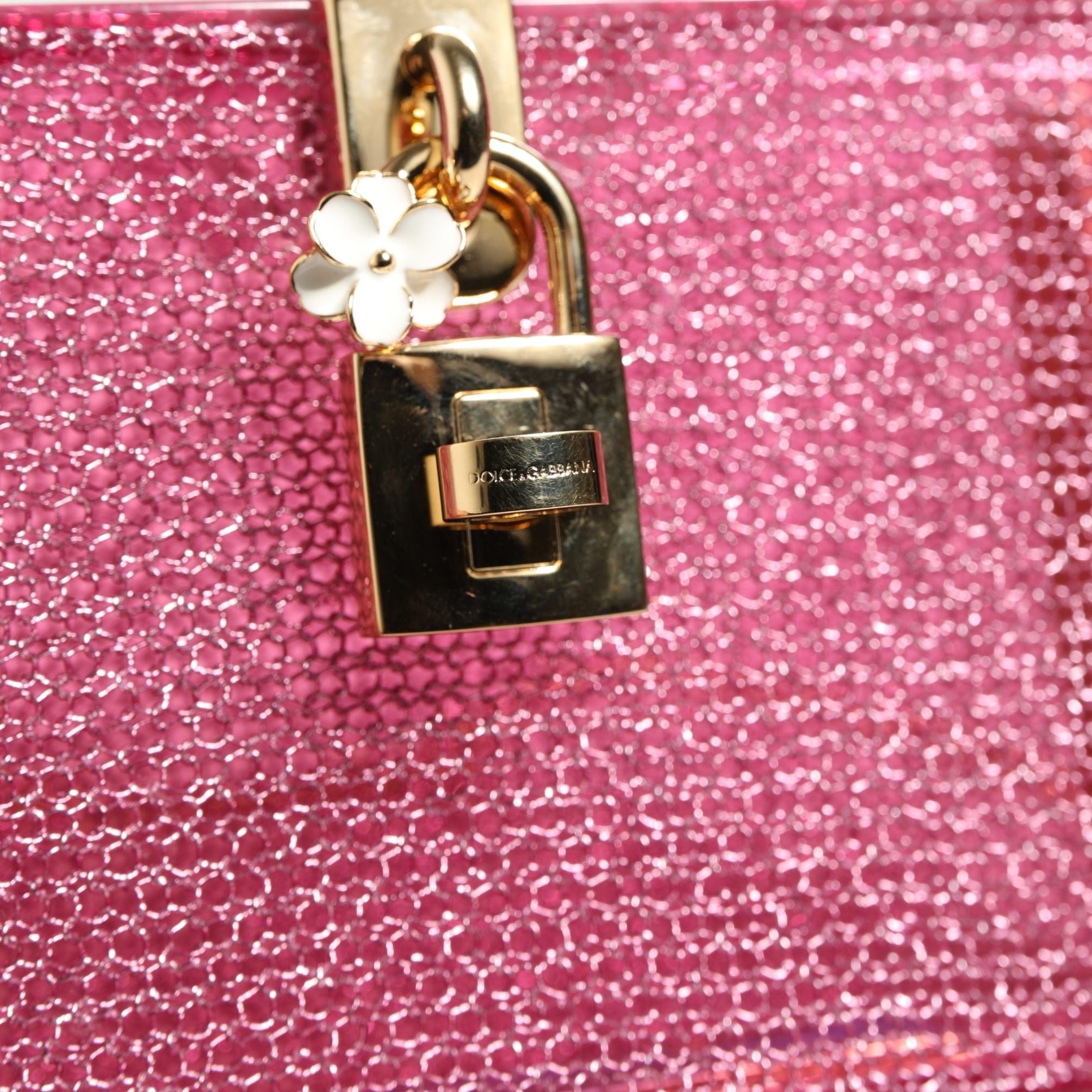 Dolce & Gabbana Pink DOLCE BOX Clutch Crossbody Women Evening Borse Bag