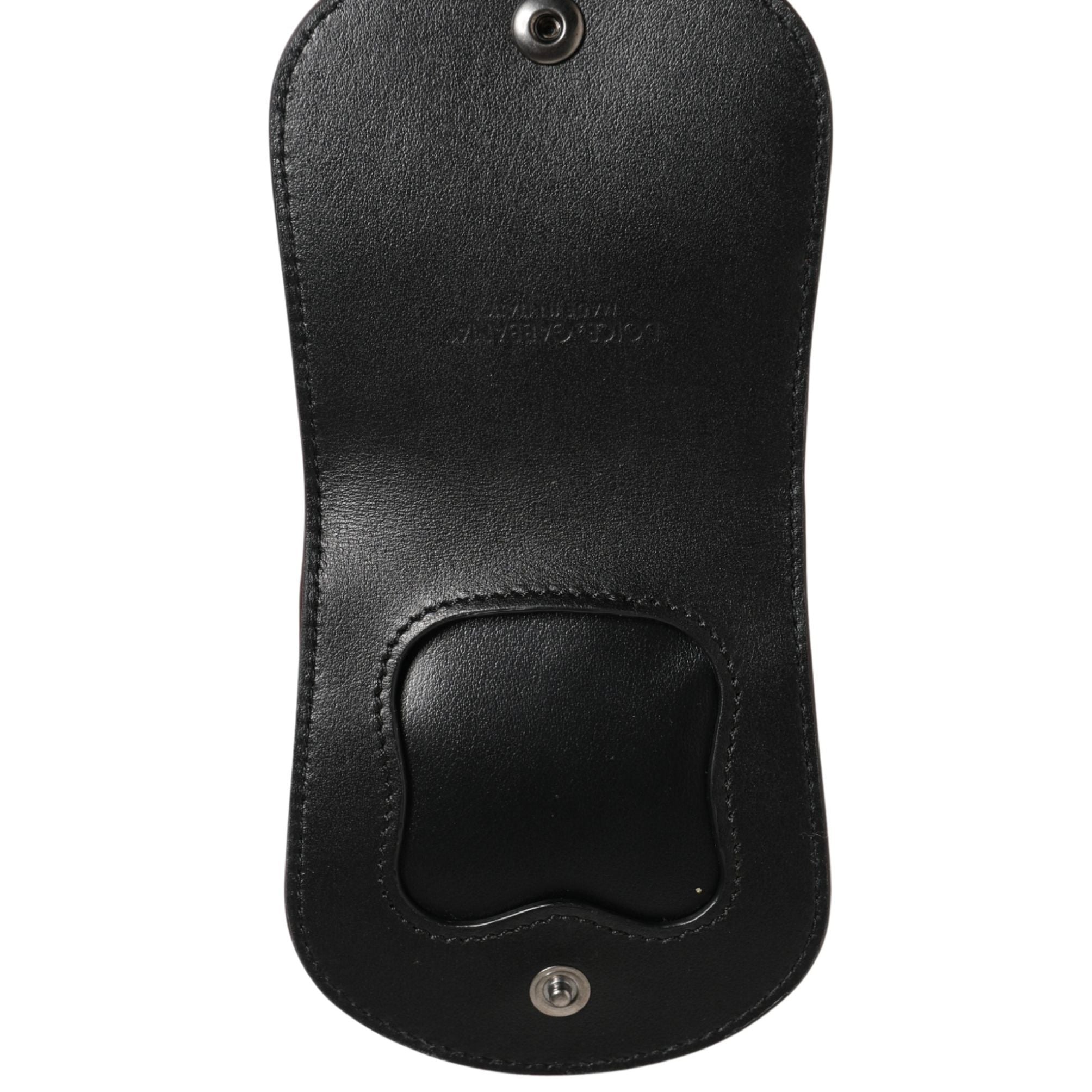 Dolce & Gabbana Burgundy Exotic Skin Condom Case Holder Pocket Wallet