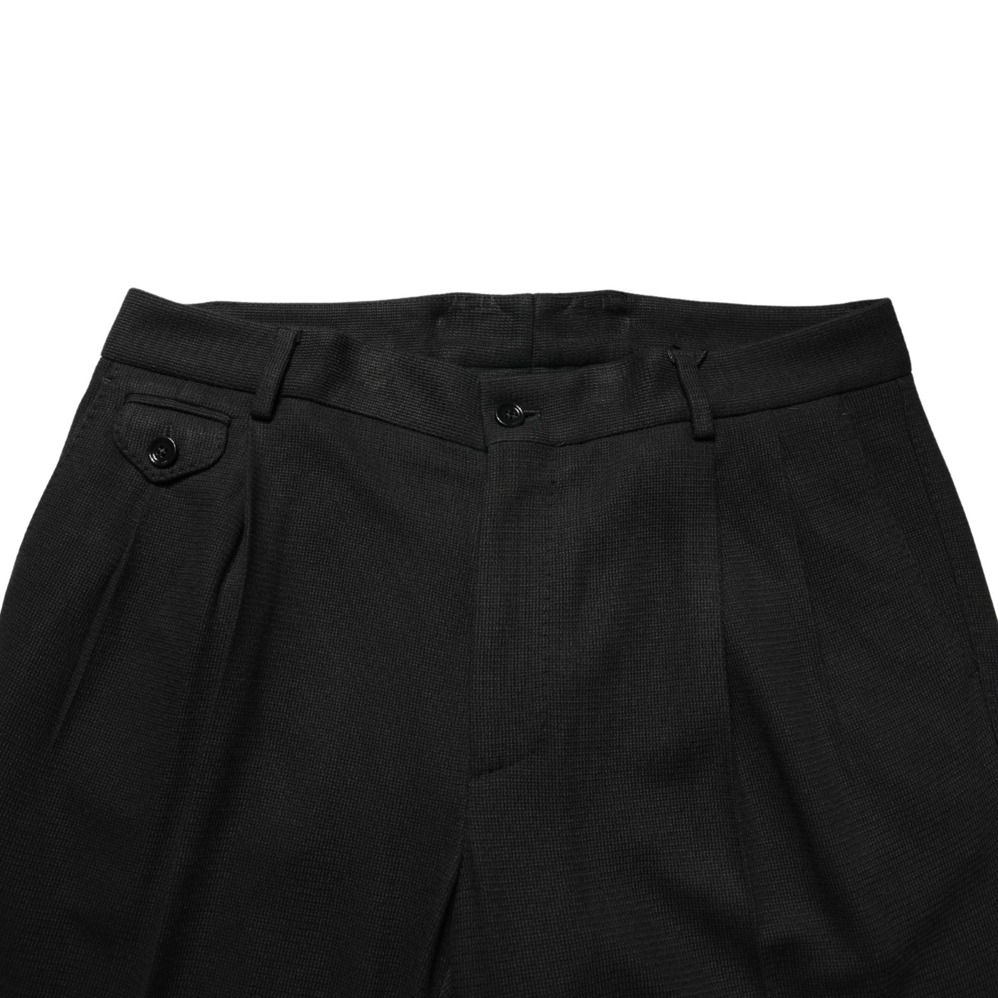 Dolce & Gabbana Black Wool Skinny Men Dress Trouser Pants