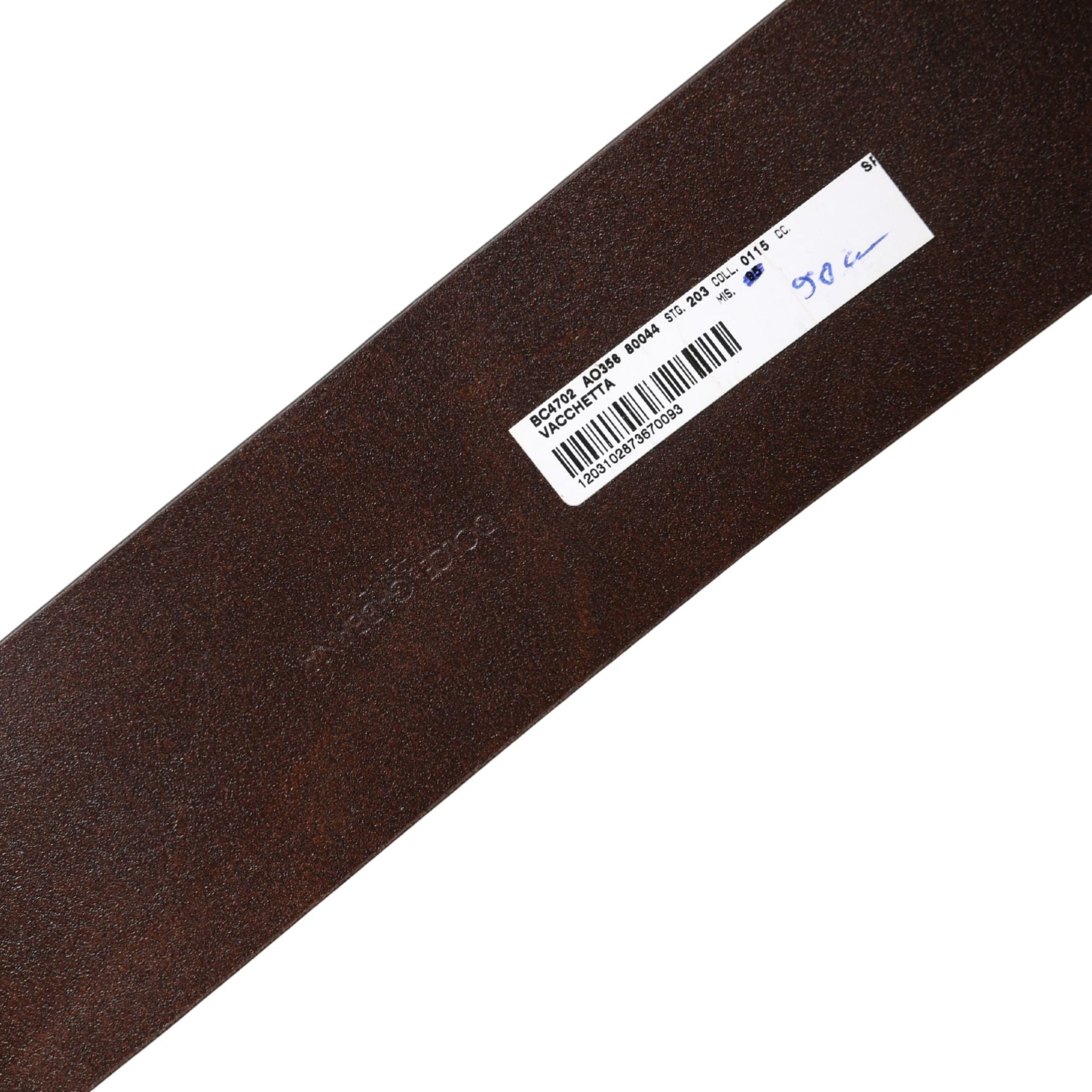 Dolce & Gabbana Brown Leather Wide Waist Metal Round Belt