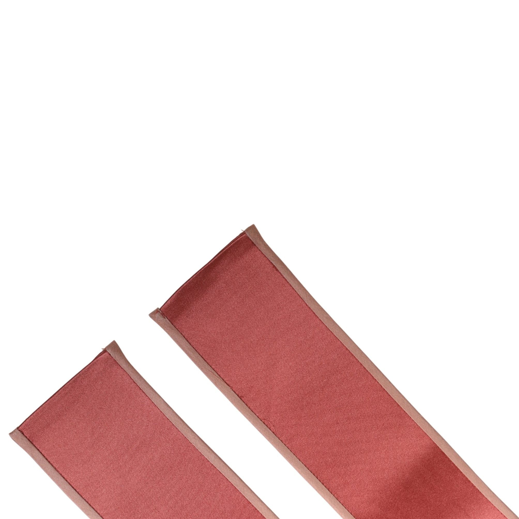 Dolce & Gabbana Pink Silk Satin Waist Women Cintura Belt