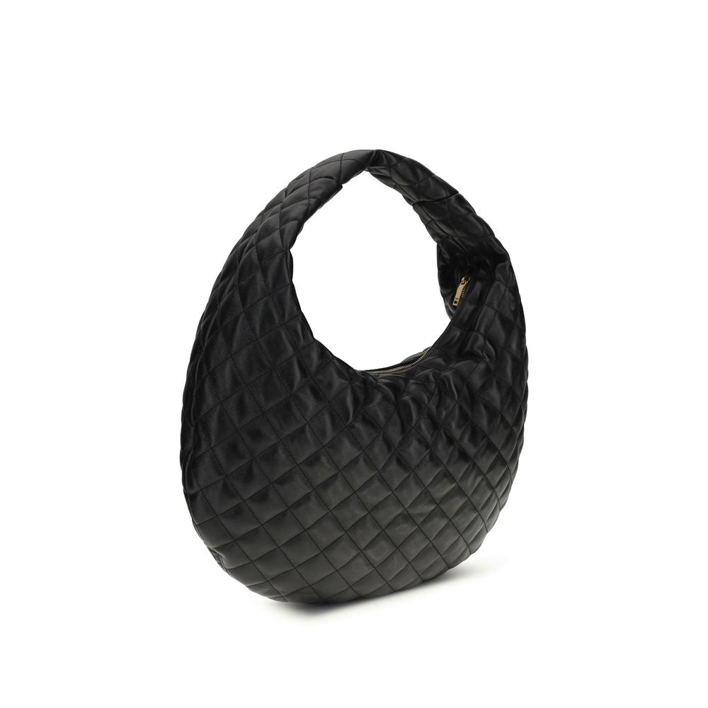 Saint Laurent Black Lamb Ovis Aries Aries Shoulder Bag