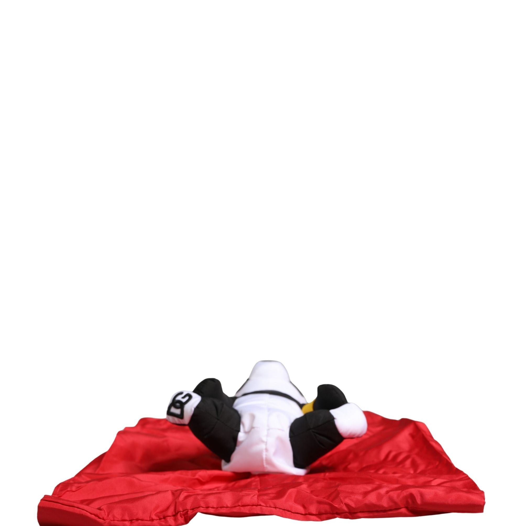 Dolce & Gabbana Men Red Polyester Panda Stuffed Ecobag Tote Borse Bag