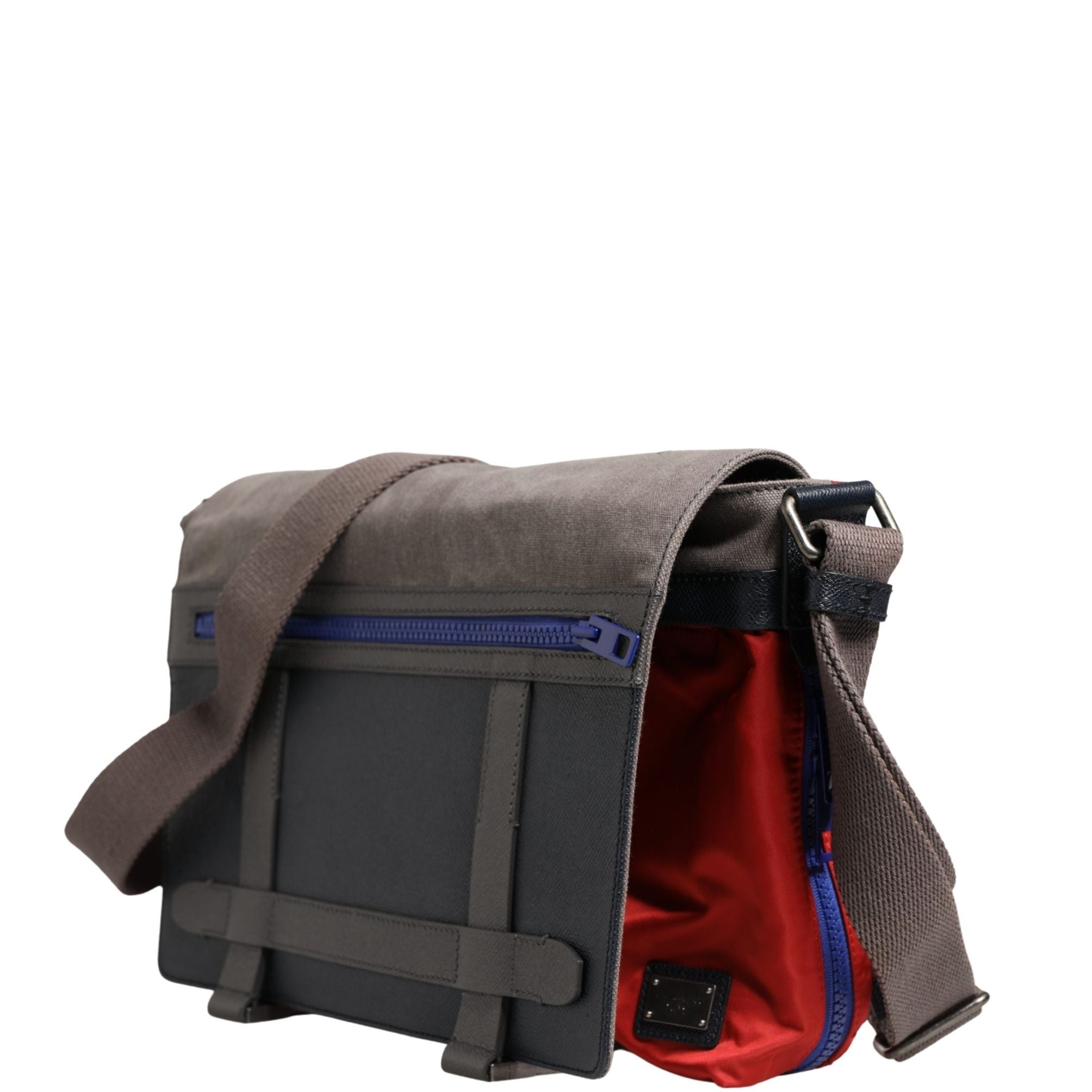 Dolce & Gabbana Men Multicolor Nylon Canvas Etna Messenger Borse Bag