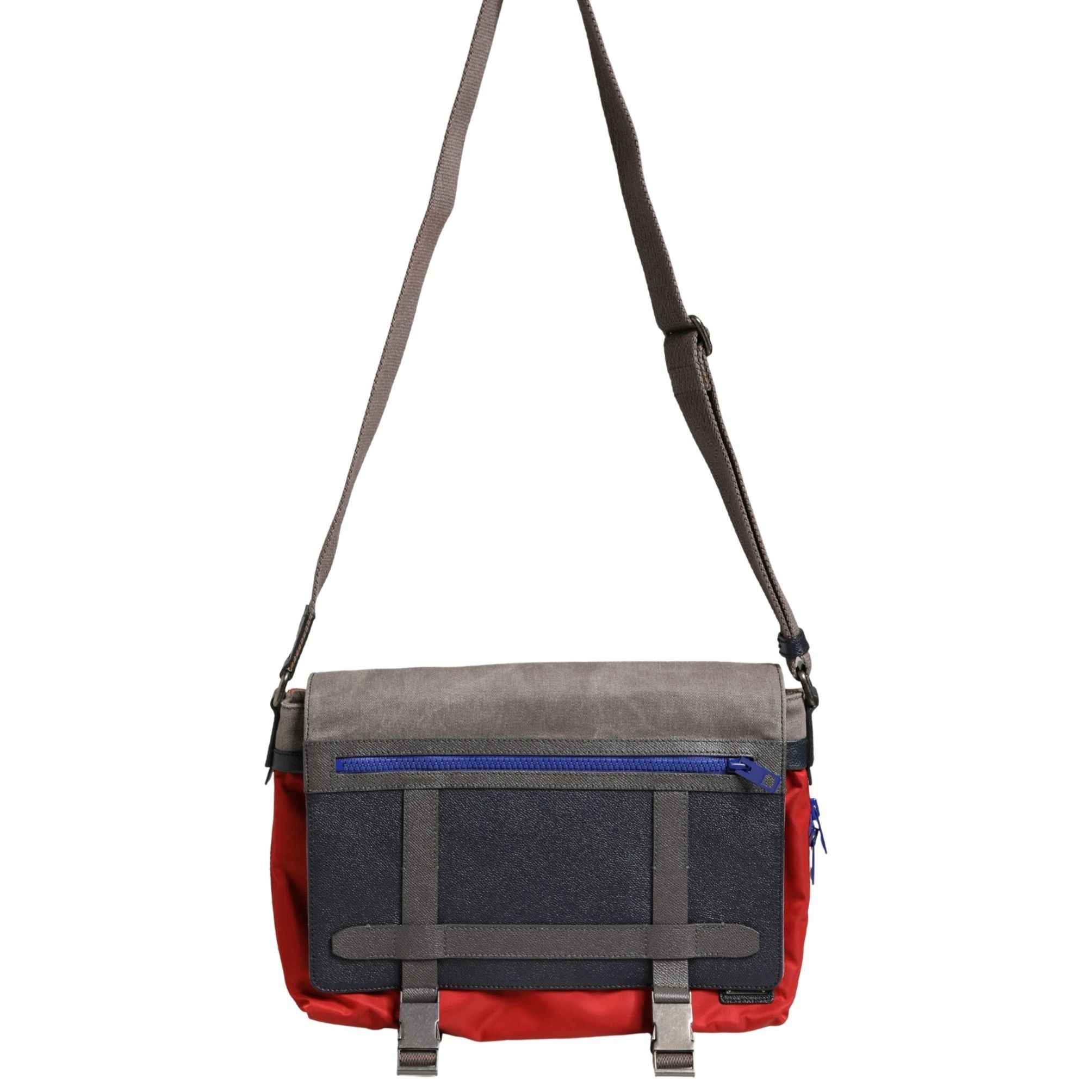 Dolce & Gabbana Men Multicolor Nylon Canvas Etna Messenger Borse Bag