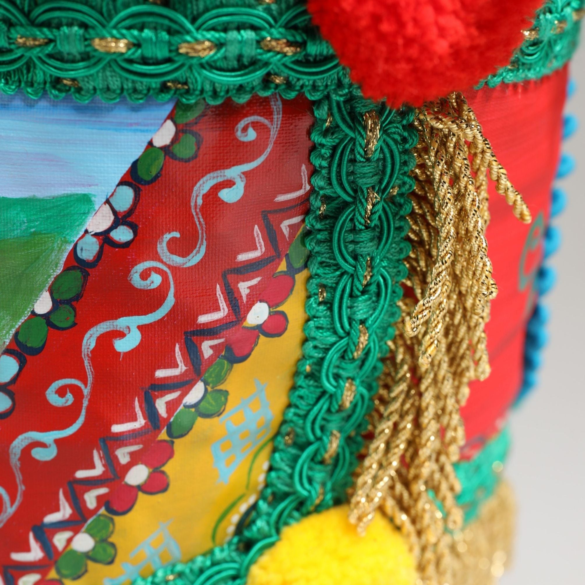 Dolce & Gabbana Multicolor Woven Straw Basket Embellished Sicily Bag
