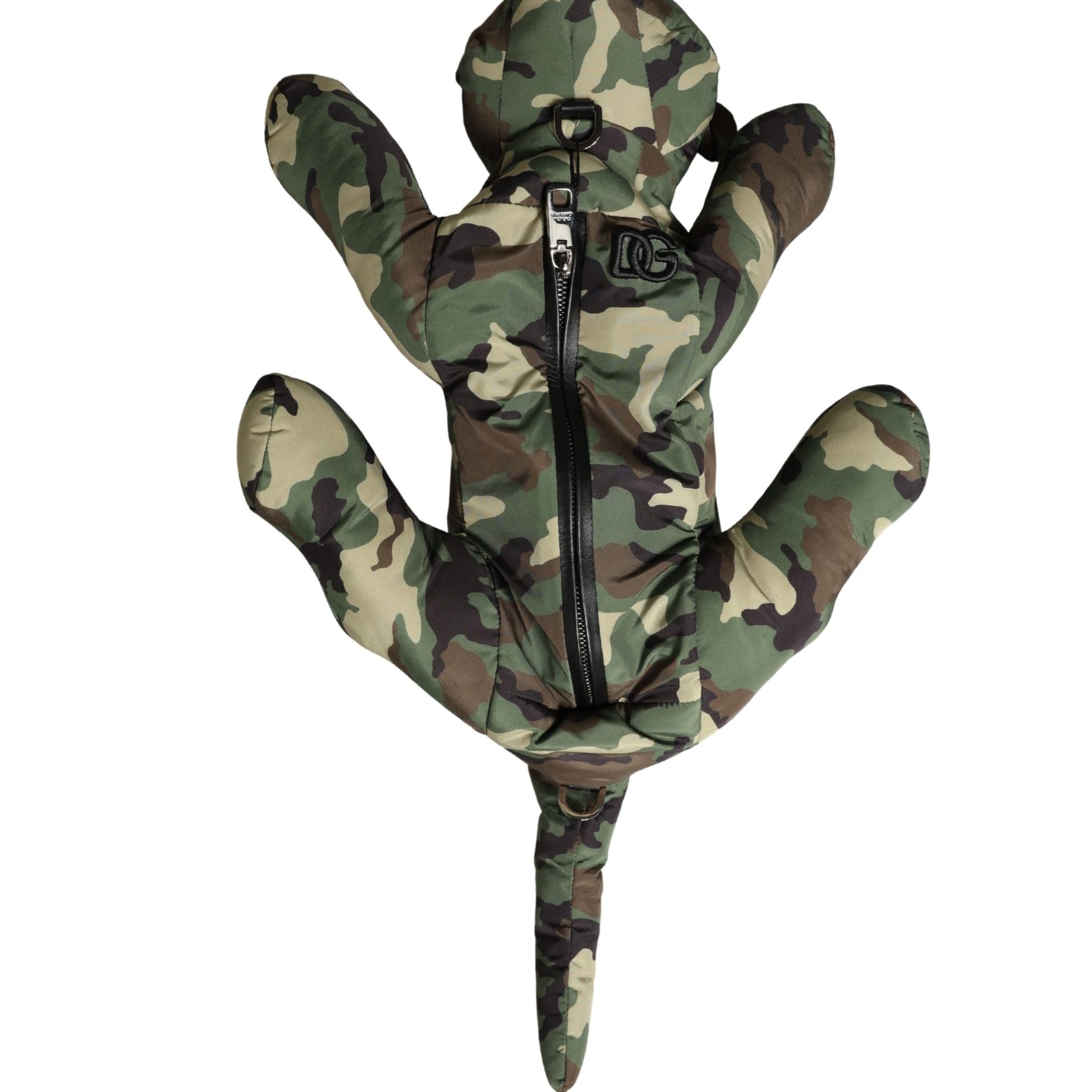 Dolce & Gabbana Multicolor Camouflage Animal Silhouette Waist Borse Bag